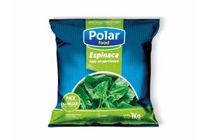 Espinaca Congelada POLAR FOOD 1 Kg en Tienda Inglesa