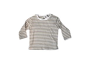 Remera Manga Larga Rayas de Bebe Visón Talle 6 a 9 Meses en Tienda Inglesa