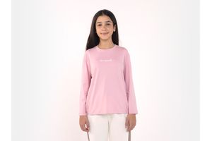 Remera Manga Larga Bordado de Niña Rosa Talle 10 en Tienda Inglesa
