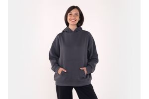 Canguro Felpa de Mujer Gris Oscuro Talle XL en Tienda Inglesa