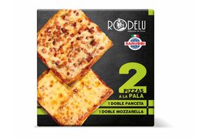 Pizza RODELU a La Pala Muzzarella + Panceta 2 Unidades en Tienda Inglesa
