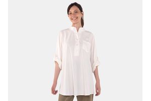 Blusa Botones Manga Larga de Mujer Blanco Talle L en Tienda Inglesa