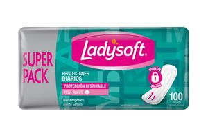 Protectores Diarios LADYSOFT x 100 Unidades en Tienda Inglesa