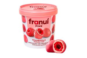 Bombones FRANUI Pink Frambuesas Bañadas con Chocolate y Leche 150 gr en Tienda Inglesa