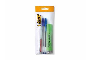 Kit BIC Plus: 1 Corrector, 2 Bolígrafos Cristal y 1 Resaltador en Tienda Inglesa