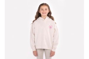 Canguro Deportivo Estampado de Niña Beige Talle 8 en Tienda Inglesa