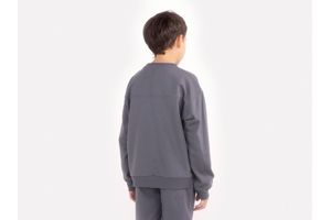 Buzo Deportivo Básico de Niño Gris Osc Talle 12 en Tienda Inglesa