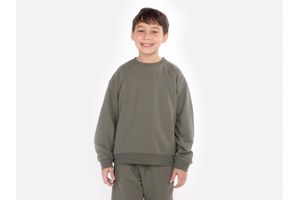 Buzo Deportivo Básico de Niño Verde Talle 14 en Tienda Inglesa