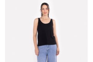 Musculosa Básica de Mujer Negro Talle L en Tienda Inglesa