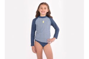 Remera Uv de Manga Larga Estampa de Niña Marino Talle 8 en Tienda Inglesa