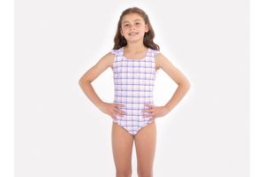 Malla Cuadros de Niña Crudo Talle 4 en Tienda Inglesa