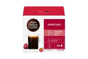 Cápsulas de Café DOLCE GUSTO Americano x 10 Unidades en Tienda Inglesa