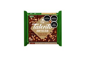 Chocolate Artesanal GAROTO Talento con Castañas de Caju 75 gr en Tienda Inglesa