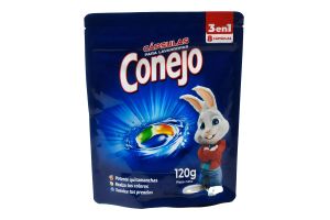 Detergente para Ropa en Cápsulas CONEJO x 8 Unidades en Tienda Inglesa