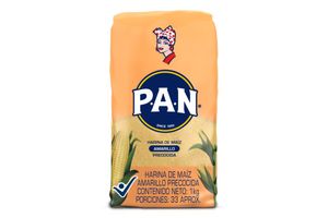 Harina de Maíz Precocida P.A.N Amarilla con Gluten 1 Kg en Tienda Inglesa
